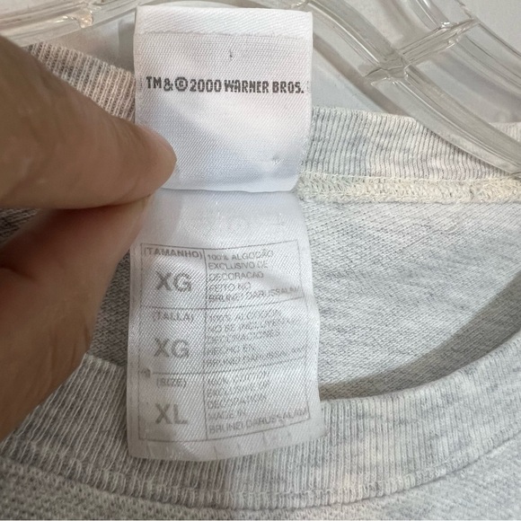 Vintage Pinky and the Brain Light Gray Graphic T-Shirt Embroidered Top Y2K retro - Picture 11 of 14